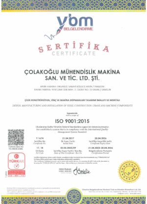 <p>ISO 9001-2015</p>

